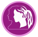 Silhouette of woman's face 