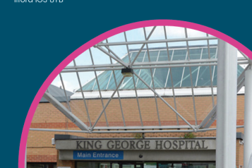 The front cover of the Healthwatch Redbridge Enter and View Follow-up Report at Beech Frailty Unit