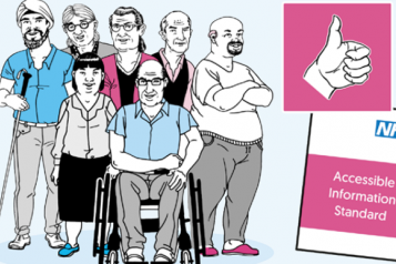A group of people with various disabilities