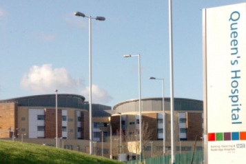 Outside Queen's Hospital